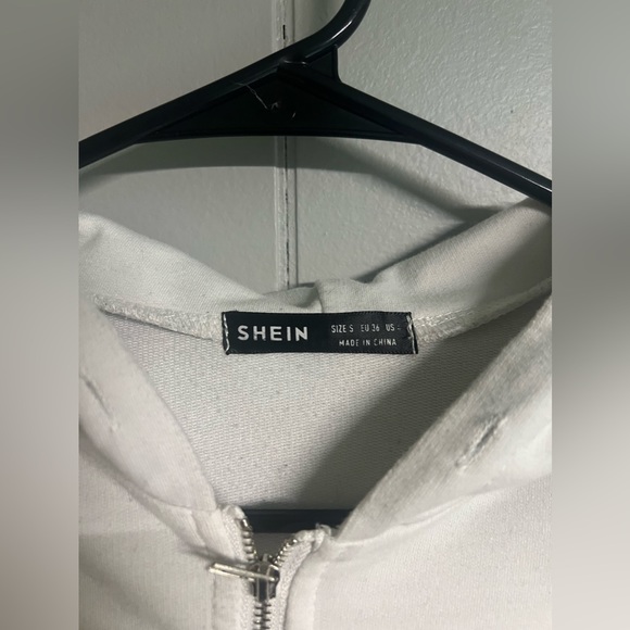 Shein Cropped Zip up - Picture 3 of 3